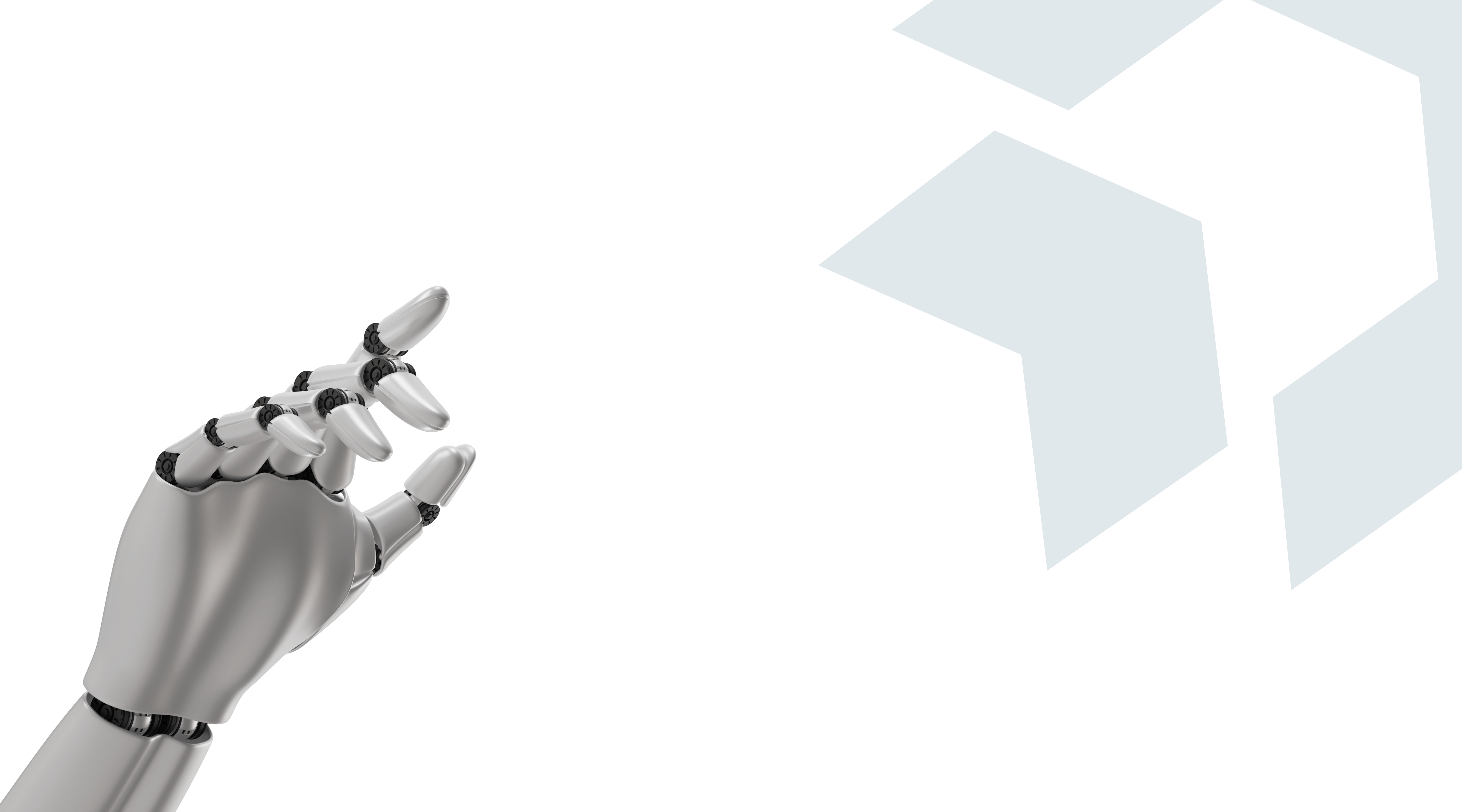 AI Hand with Background Pattern